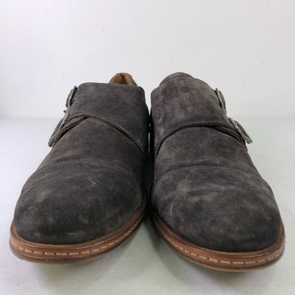 John Varvitos Men’‘s Monaco Monk Strap Oxford Shoes Sz 9.5 Suede $498 main image 7